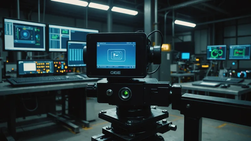 Industrial camera and network equipment in factory environment