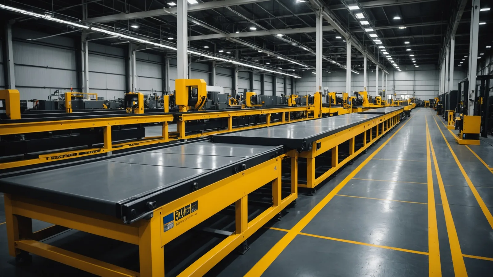 Automotive manufacturing inspection line with stamped metal parts